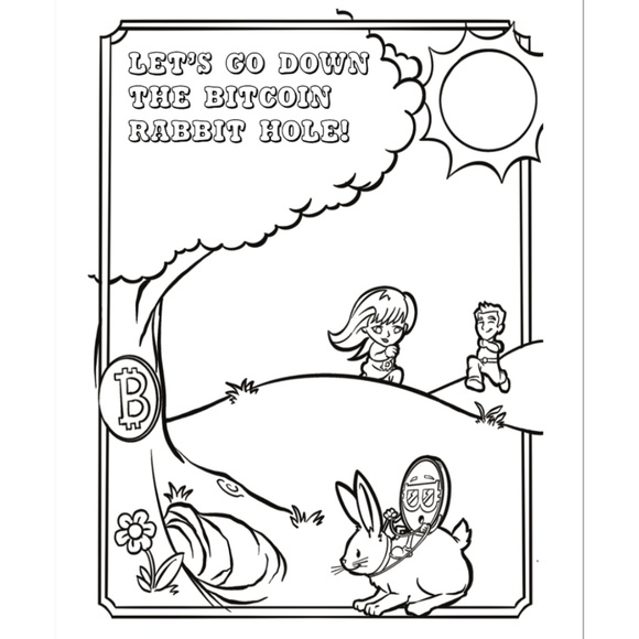 BNew SIGNED Copy The Original Bitcoin Childeren's Educational Coloring Book - Picture 2 of 6